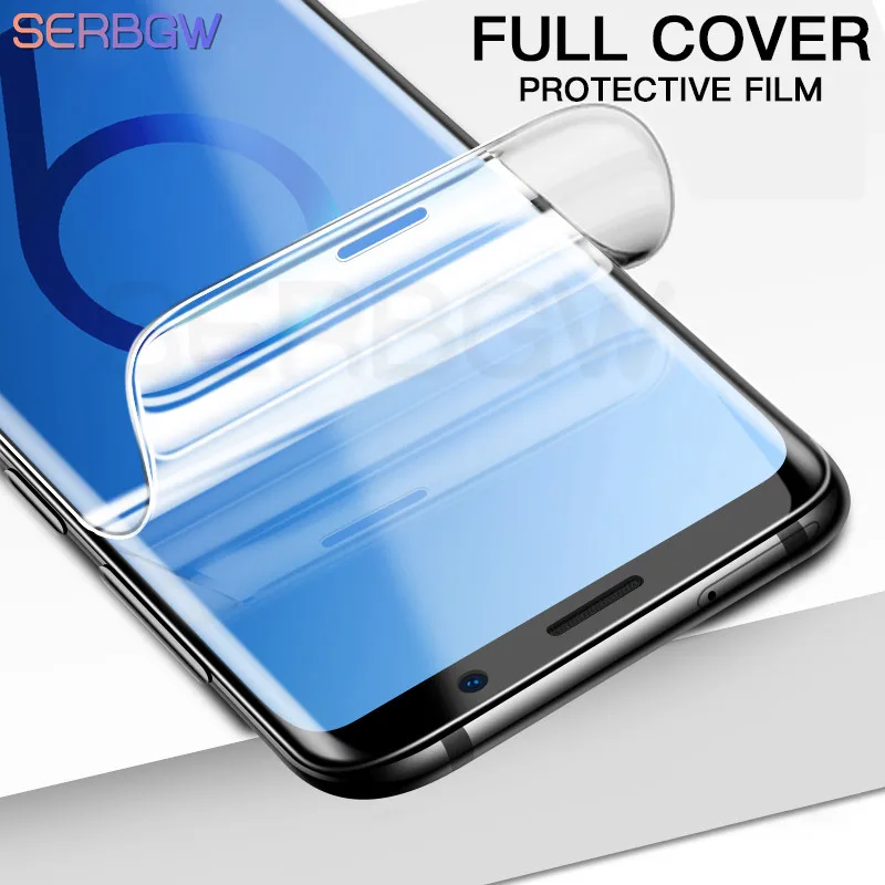 

Protective Film on the For Samsung Galaxy S8 S9 Plus S7 Edge Note 8 9 A6 A8 Plus 2018 Soft Full Cover Screen Protector Not Glass