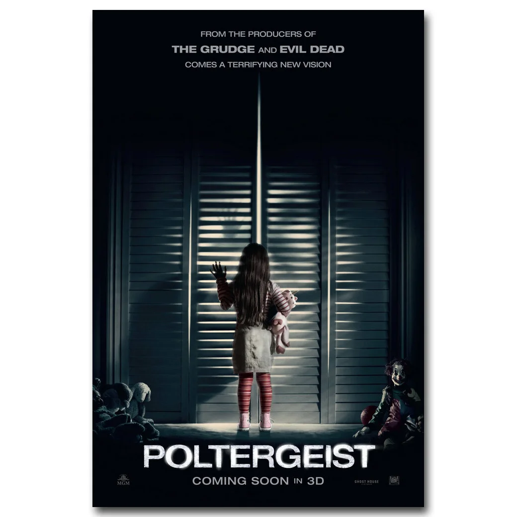 POLTERGEIST Art Silk Poster Print 13x20 24x36 inch Classic Horror Movie Picture for Home Living Room Wall Decor 001 | Дом и сад