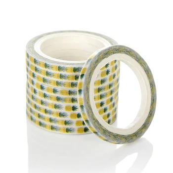 

10pcs/lot 3mm slim washi tape beautiful kinds of paper tape