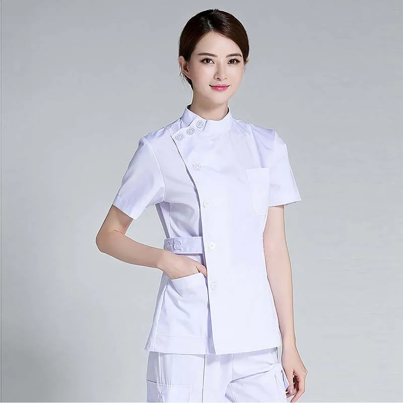 Униформа для медсестер медицинские комплект одежды стоматологические халаты униформа для салонов красоты spa Multi-карман медицинские