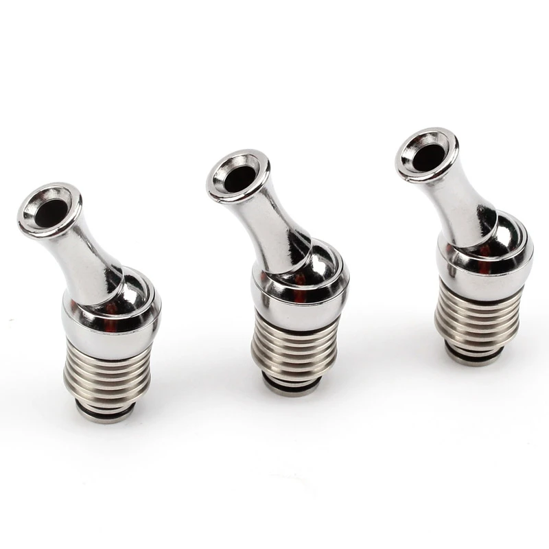 

Coil Father Rotating 360 eGo Metal 510 Detachable Drip tip with Heat Insulation Slug For 510 Atomizer Electronic Cigarette
