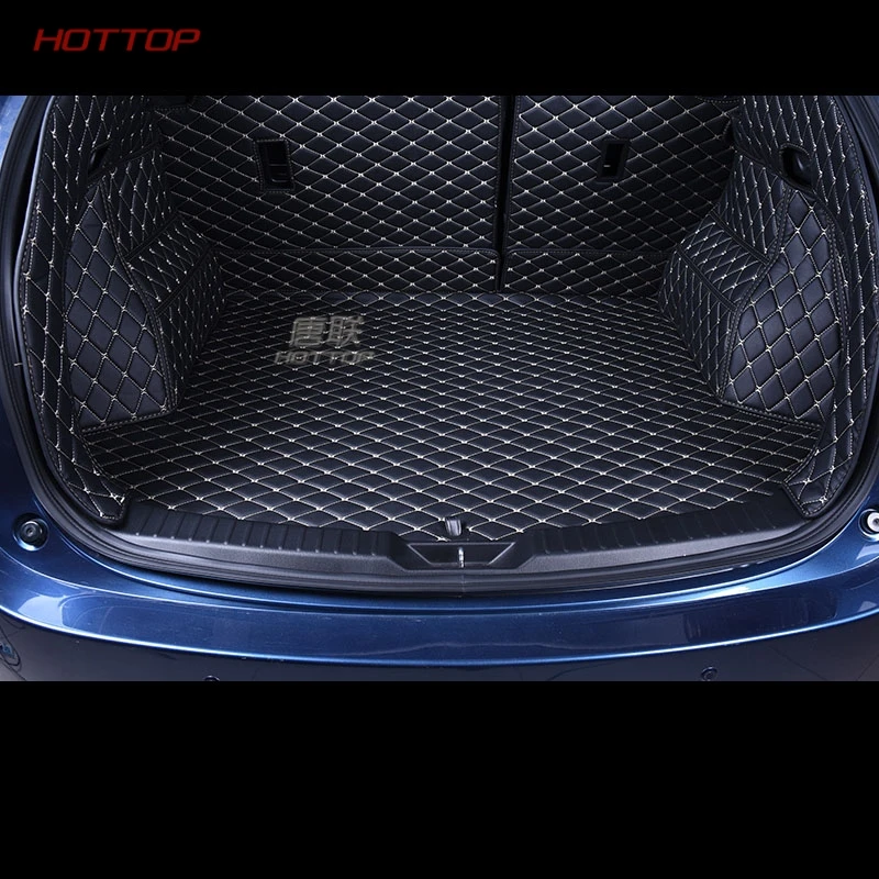Topunion Special car trunk mats for New Mazda CX 5 2017 waterproof cargo liner mats boot carpets