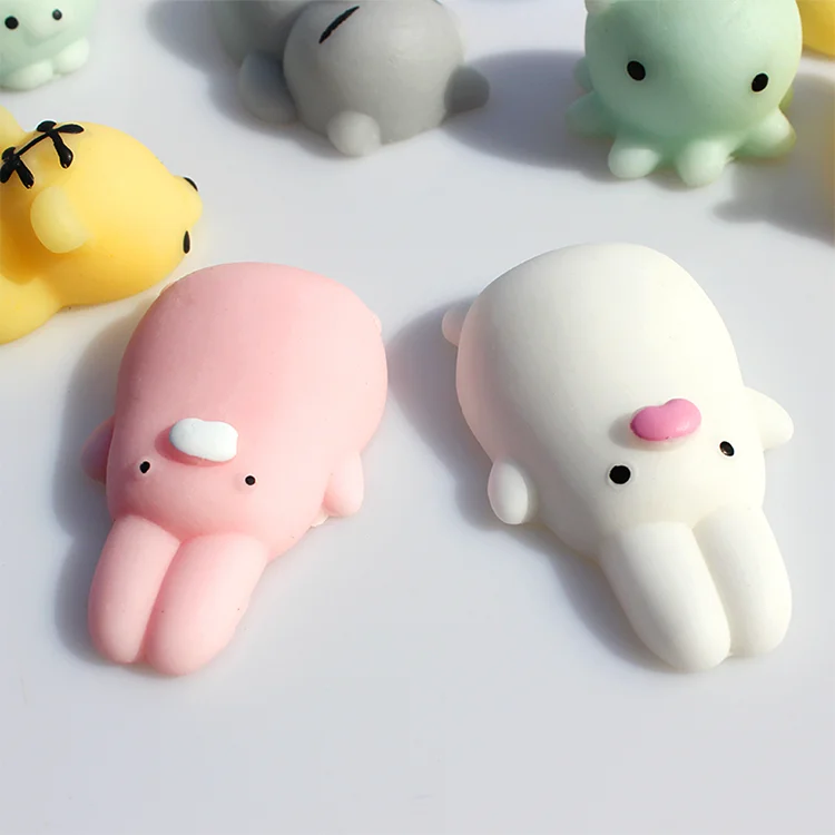 10Pcs All Different Cute Mochi Squishy Cat Slow Rising Squeeze Healing Fun Kids Kawaii Kids Adult Toy Stress Reliever Decor GYH