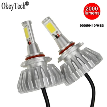 

Universal Car LED Headlight Bulb 880/881 H8/H9/H11 9005/H10 H1 H3 H7 9003/H4 9006 COB LED 40W 2000LM 6000K Mini Auto Fog Light