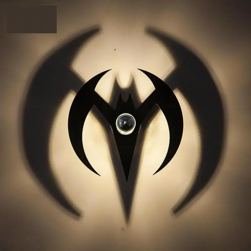 

Novelty Batman shaped indoor Wall lamp for Children room E14 Vintage Bar light Bedroom Balcony Wall sconce Industrial lighting