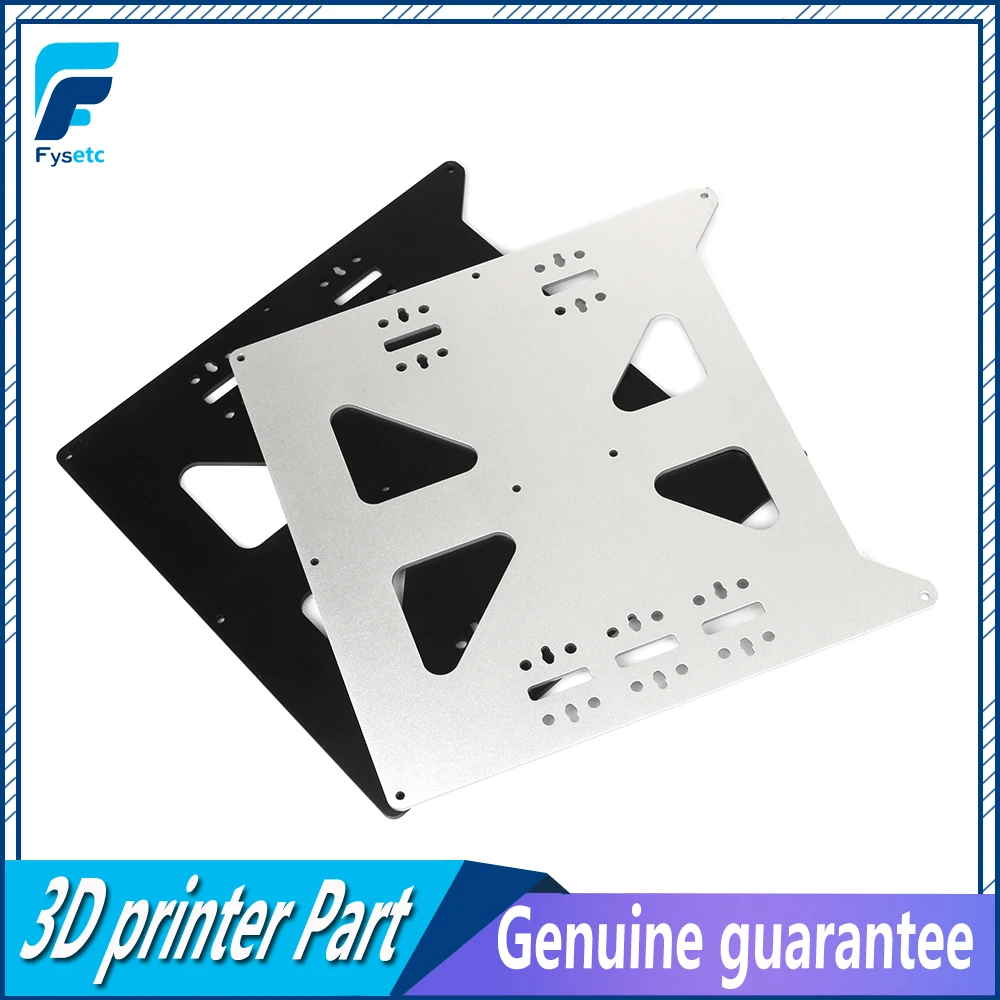 Best Black Silver Aluminum Y Carriage Anodized Plate Upgrade V2 Prusa i3 V2 Hot Bed Support Plate For Prusa i3 DIY 3D Printer Parts