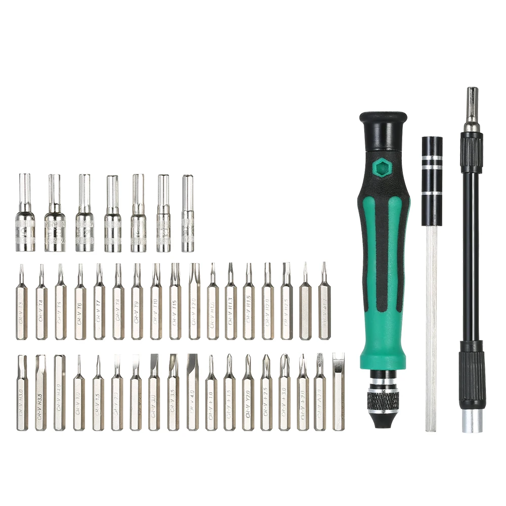 Multi-functional DIY 45 in 1 Magnetic Screwdriver Set CR-V Bits Screw driver Repair Tool Kit Electronic Maintenance Multi-functional DIY 45 in 1 Magnetic Screwdriver Set CR-V Bits Screw driver Repair Tool Kit Electronic Maintenance