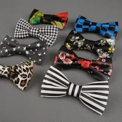 HOOYI мужские галстуки для мальчиков Мода PU Bowtie человек свадебные галстуки аксессуары вечерние подарок