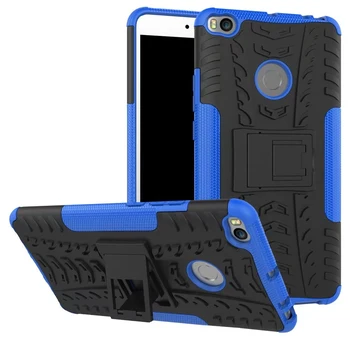 

100pcs/lot Luxury Stand Rugged Armor Dual Layer Tyre Hard Case For Xiaomi Mi Max 2