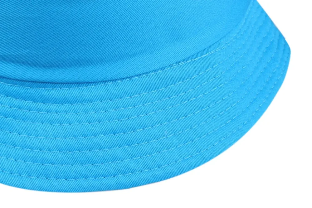 Летняя шляпа Женская Мужская Панама однотонная шляпа плоский солнцезащитный козырек рыбалка, рыбак Bob Hat Chapeu Femmes хип-хоп