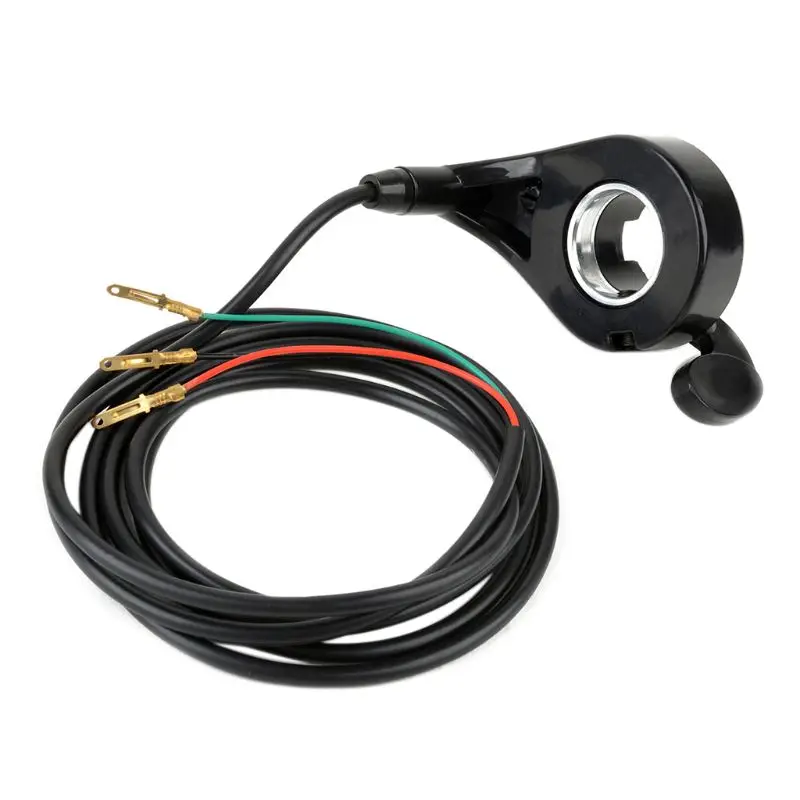 

New 1 Set Black Bicycle Electric Scooter Universal Speed Control Handle Lever Throttle Thumb For E-Bike Accessories
