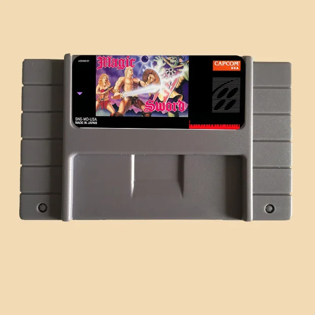 Magic Sword 16 bit Big Gray Game Card For NTSC Console | Электроника