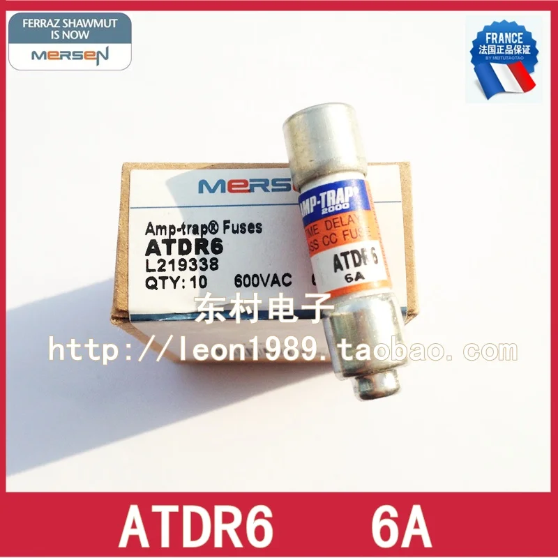 French MERSEN fuse Roland FERRAZ AMP TRAP fuses ATDR6 6A