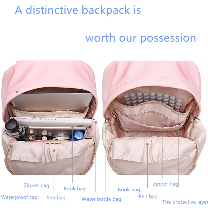 

Teenager School Backpack Adolescence for Girls Laptop Backpack Popular 13.3 14 15.6 inch High school Student Female schoolbag