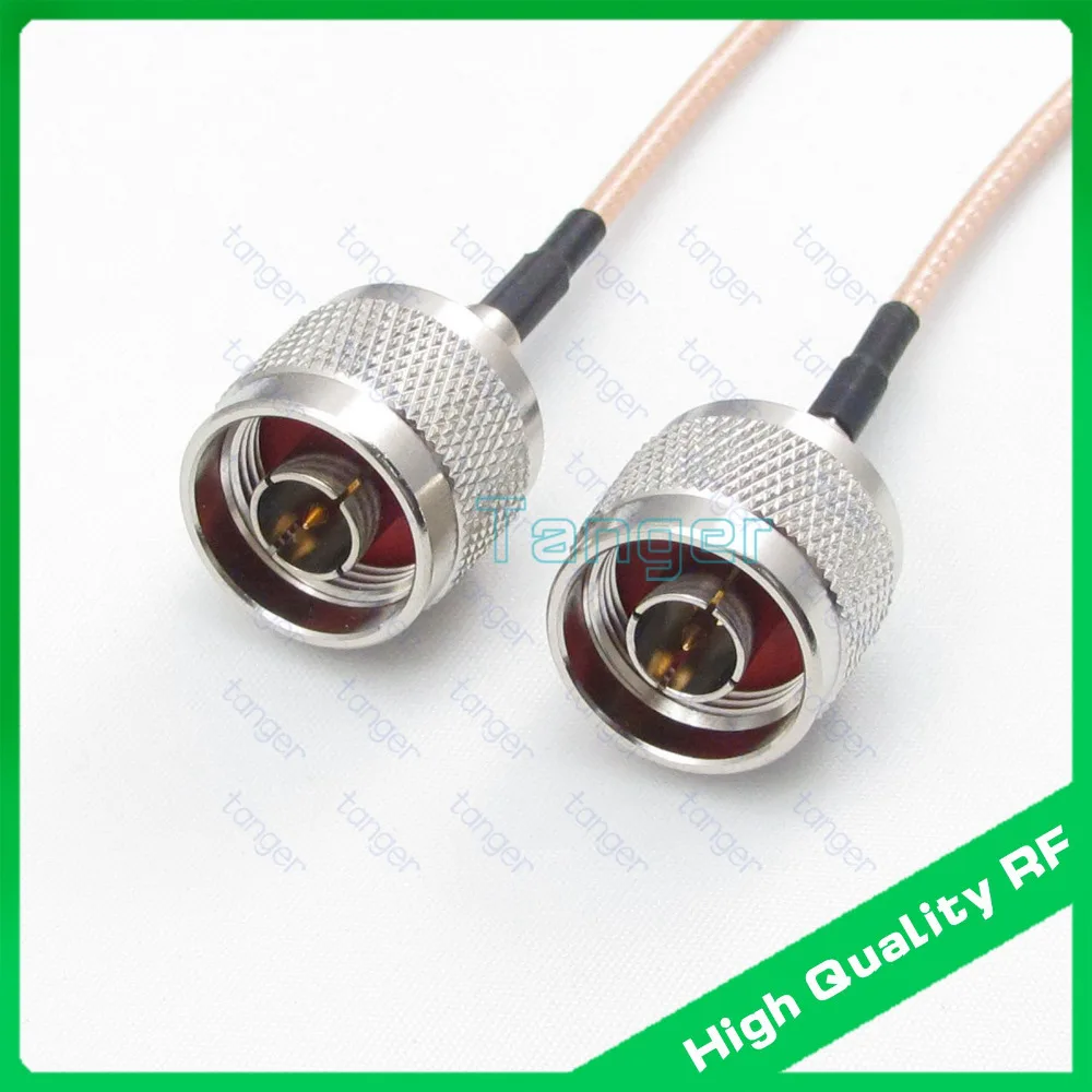 

Tanger RF N male to N male plug straight connector with RG316 RG-316 Coaxial Pigtail Jumper 20inch 20" 50cm RF Low Loss cable