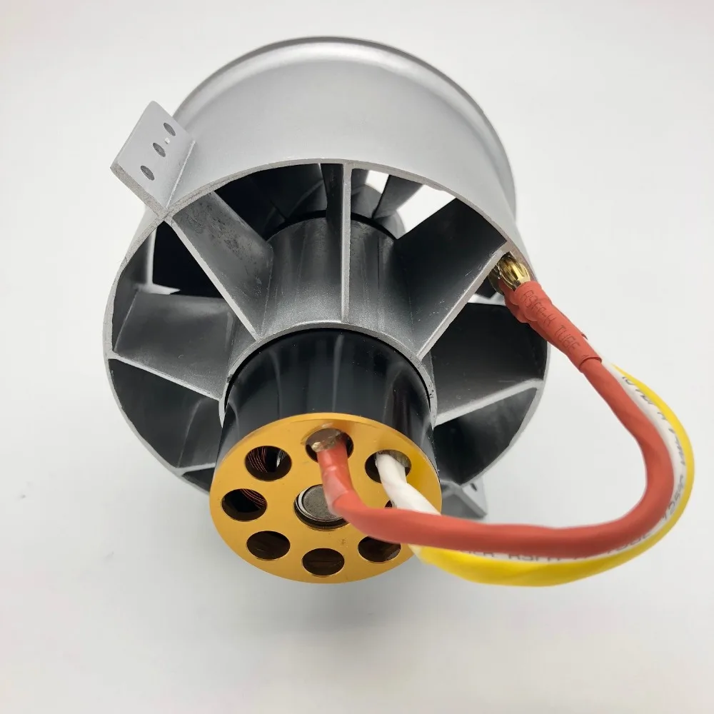 Бесплатная доставка 12 лезвий 90 мм металлический EDF 6S 4068 kv1835 inrunner motor или 4075 КВ 8S для