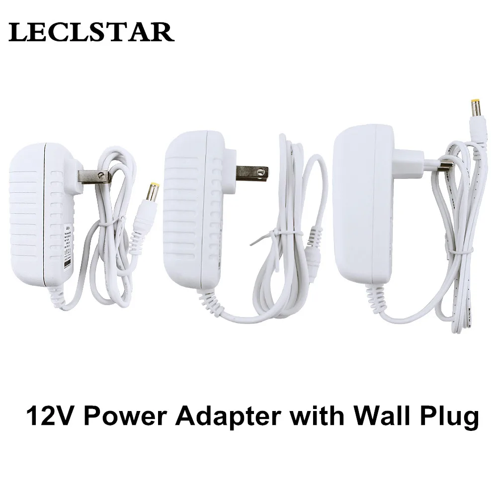 12 Volt Switching Power Supply 1A 2A 3A Power Adapter 110V 220V AC to DC 12V White Plastic Case LED Driver For LED Strip Light 12 Volt Switching Power Supply 1A 2A 3A Power Adapter 110V 220V AC to DC 12V White Plastic Case LED Driver For LED Strip Light