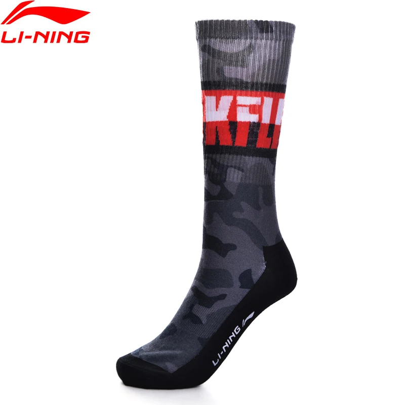 

Li-Ning Men The Trend Sports Socks 24-26 cm 98.1% Polyester 1.9% Spandex Comfort LiNing Sport Socks AWLP029 NWM439