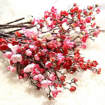 

Artificial Silk Flower Mini Cherry Blossom Sakura For Wedding Party Table Decor Acessorise Floral Wholesale Fake Flowers