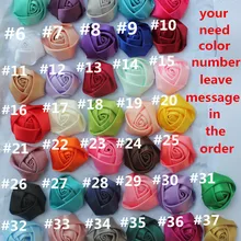 100 шт. 5 см(1,96 дюйма) Шелковая Роза Поддельные букет роз Материал искусственные ткани цветок 37 Цвета для выбрать