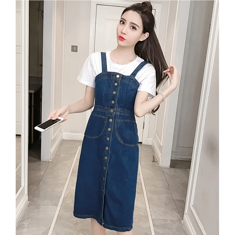 jumper denim dress