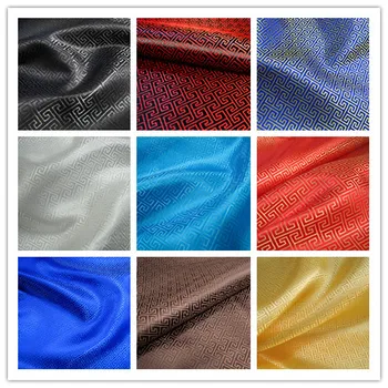

Small Back To The Grain Silk Satin Fabric Chinese Wind Brocade Fabric/ Home Furnishing Tangzhuang /100CM*90CM