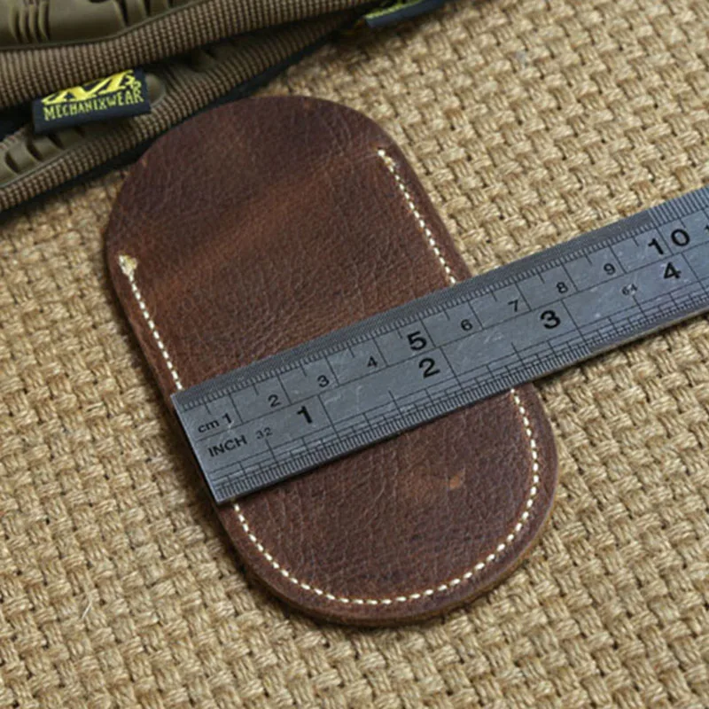 Genuine Leather Knife Scabbard Knife Sheath Scalp Leather Case Folding Cover EDC Dagger Tool Accessories 1PC knife sheaths