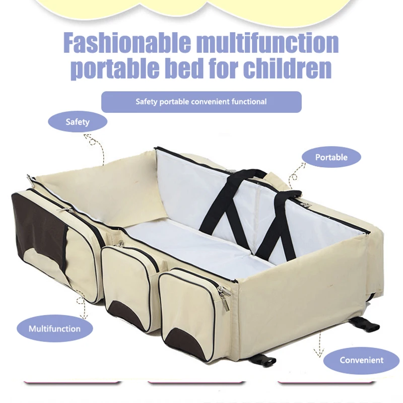 IMBABY раскладушка кровать детское гнездо портативная детская кровать портативная кроватка детская дорожная кровать детская кроватка гнездо для новорожденных Детская переносная кроватка