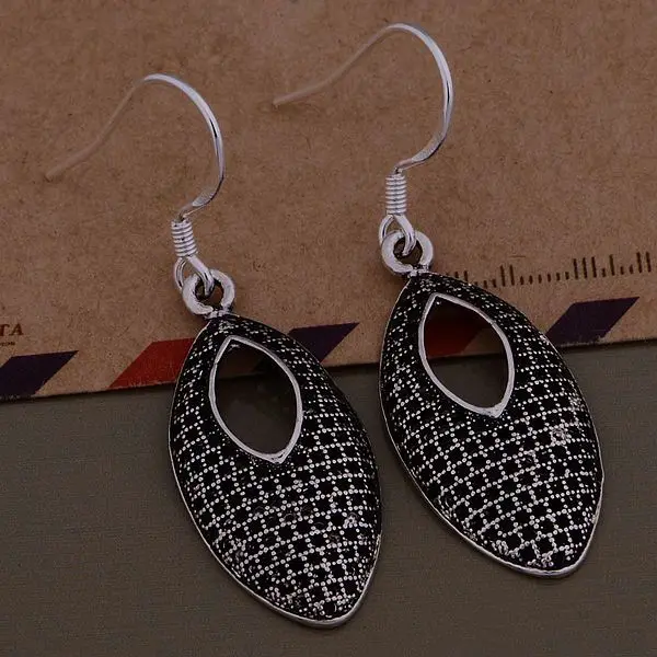 

AE677 925 sterling silver earrings , 925 silver fashion jewelry , simple ellipse /cqtaliaa bkbakbia