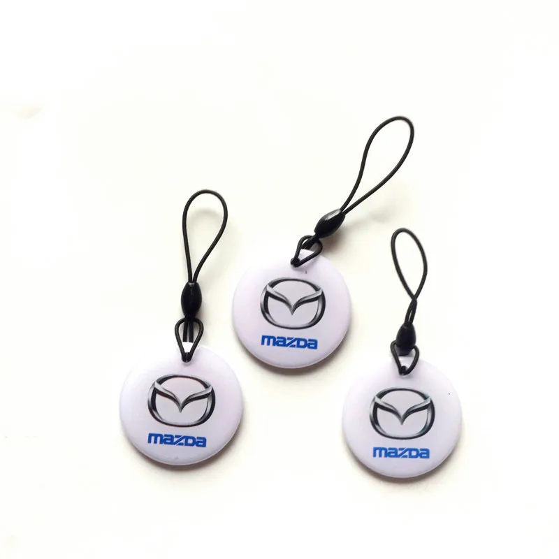 

10pcs 125Khz EM4305 RFID Copy Rewritable Writable Rewrite EM ID keyfobs RFID Tag Key Ring Card