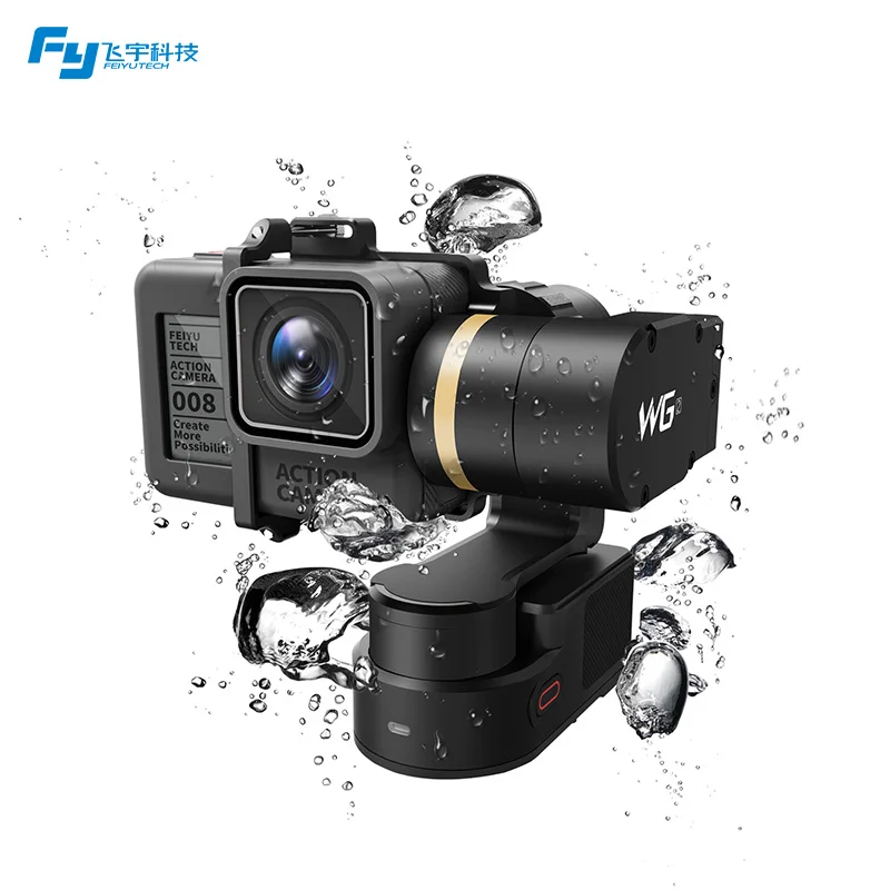 

FeiyuTech Newest WG2 Waterproof Wearable 3-axis Gimbal Stabilizer for Gopro 4/5/session YI 4K/SJCAM/AEE Action Camera Hot