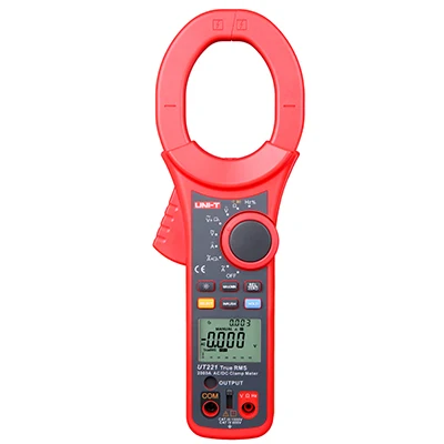 

UNI-T UT221 LCD Backlight Clamp Meters 2000A AC/DC Digital Clamp Multimeter LCD Frequency Tester