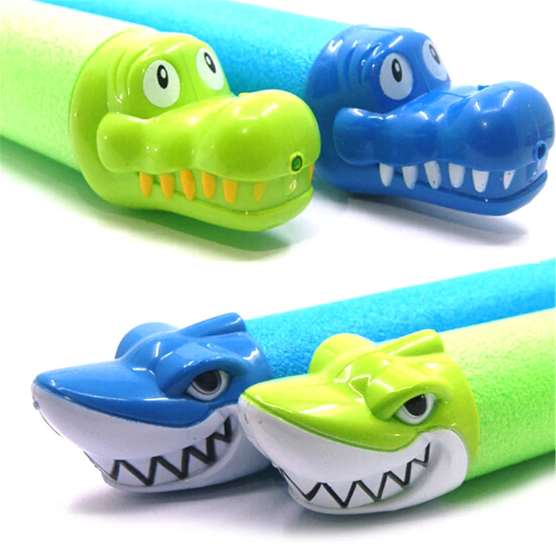 Акула/Крокодил Игрушки Для сквирта Летние Водные Пистолеты Пистолет Бластер игры на открытом воздухе бассейн для детей Детские игрушки