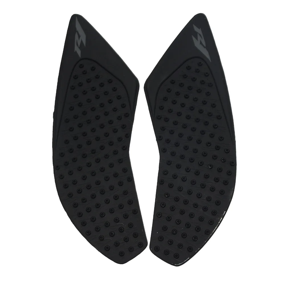 Black Motorcycle Tank Pad Protector Sticker Decal Gas Fuel Knee Grip Traction Sid For Yamaha YZF R1 2015 2016 | Автомобили и