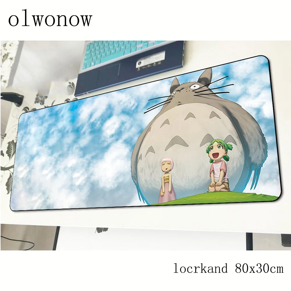 

Totoro mousepad 80x30cm Domineering gaming mouse pad gamer mat Beautiful game computer desk padmouse keyboard large play mats