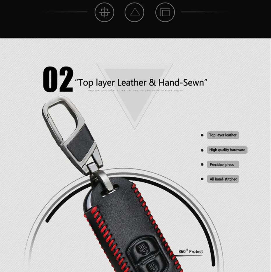 Car Logo Key Case For Mazda (4)