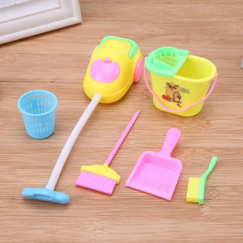 dolls High grade Cleaning Kit for Girl Cute Dolls Household cleaning