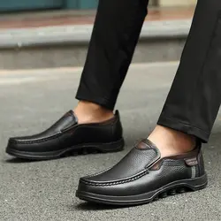 Большие размеры 48 2019 Новый Для мужчин повседневная обувь весенняя обувь из натуральной кожи мужские лоферы Мокасины слипоны Мужская обувь