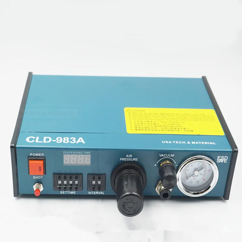 

110V/ 220V Auto Glue Dispenser Solder Paste Liquid Controller Dropper CLD-983A Dispensing system