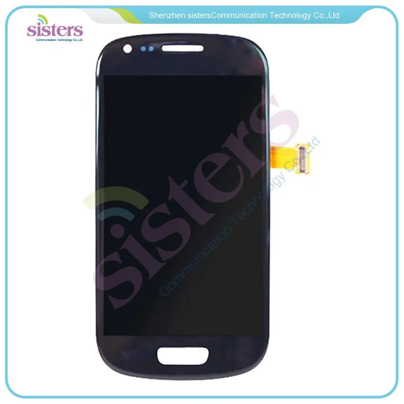 SAM0247 Blue white LCD Front Glass Digitizer Full Assembly For Samsung Galaxy S3 Mini i8190 (9)