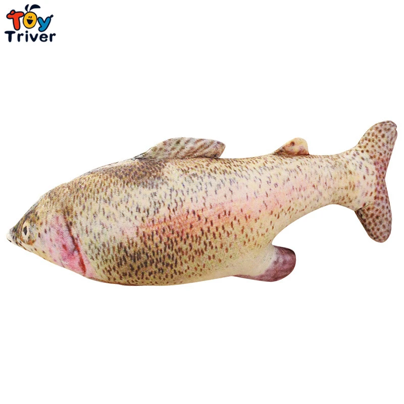 salmon stuffed animal