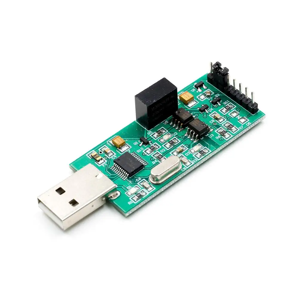 Высокоскоростная изоляция USB к TTL серийный источник питания оптопара 3 V 5V выход