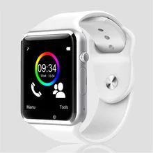 A1 WristWatch Bluetooth font b Smart b font Watch Sport Pedometer with SIM Camera Smartwatch For