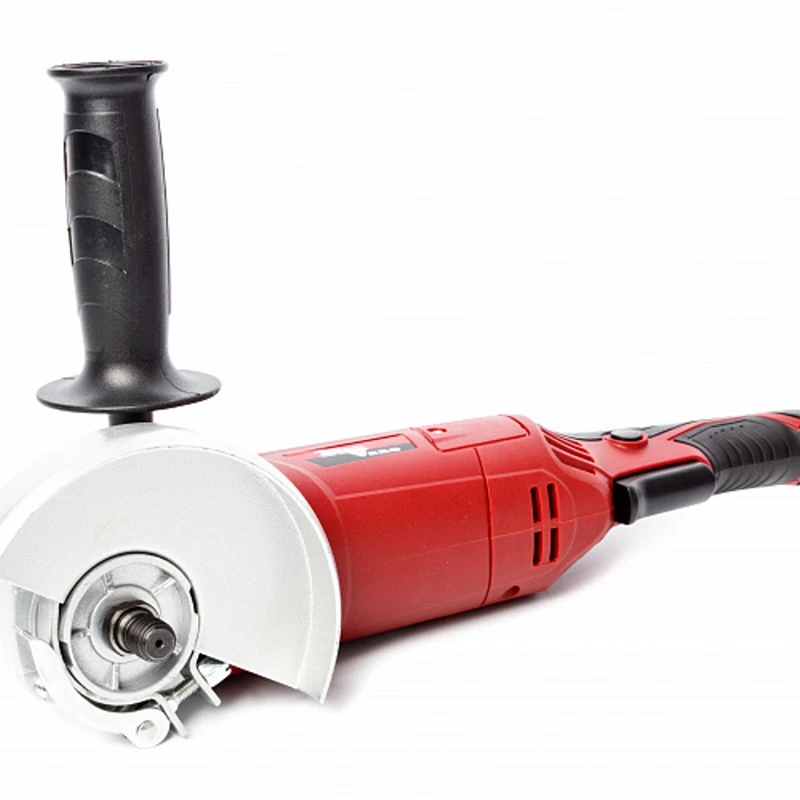 Машина шлифовальная угловая RedVerg RD-AG130-125ES (мощность 1300Вт, диск 125 мм, частота вращения диска до 11000 об/мин, фиксация шпинделя, блокировка кнопки включения)