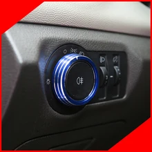 Немного Изменить ручка переключатель фар из нержавеющей стали отделка противотуманных фар наклейка для Chevrolet Malibu Cruze Trax