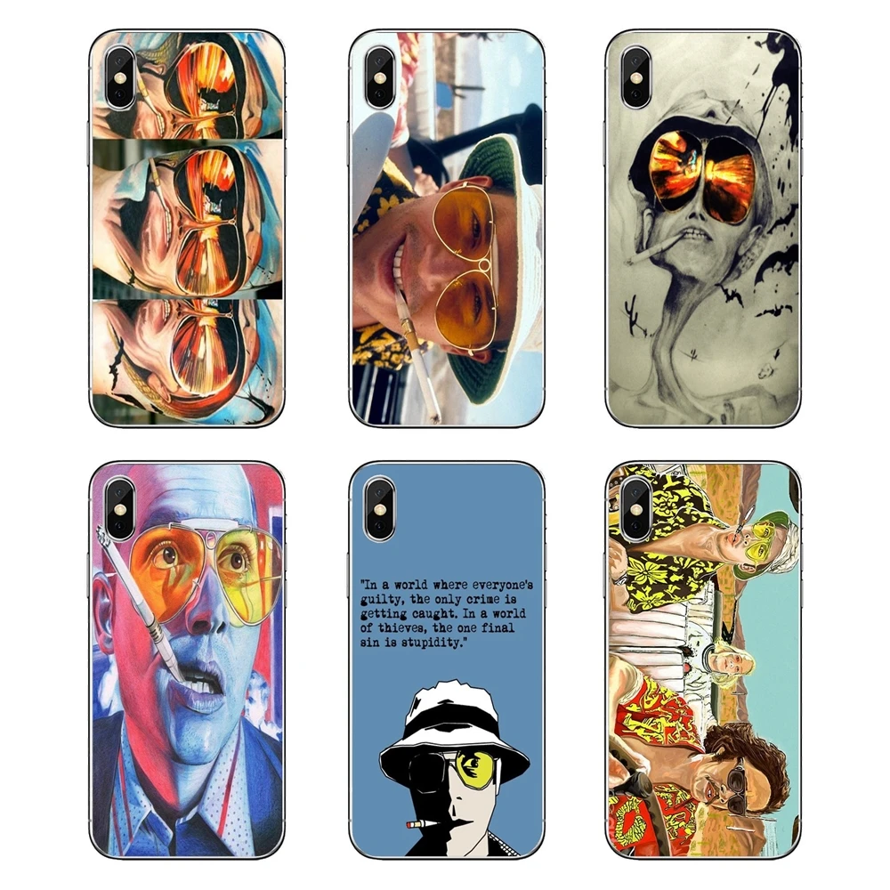 

Silicone Phone Cover Bag For Xiaomi Redmi 4X S2 3S Note 3 4 5 6 6A Por Pocophone F1 Mi 6 Fear and Loathing in Las Vegas 1998 Art