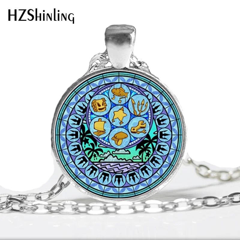 

NS-00391 New Fashion Kingdom Hearts Necklace Kingdom Hearts Jewelry Glass Cabochon Necklace Pendant HZ1