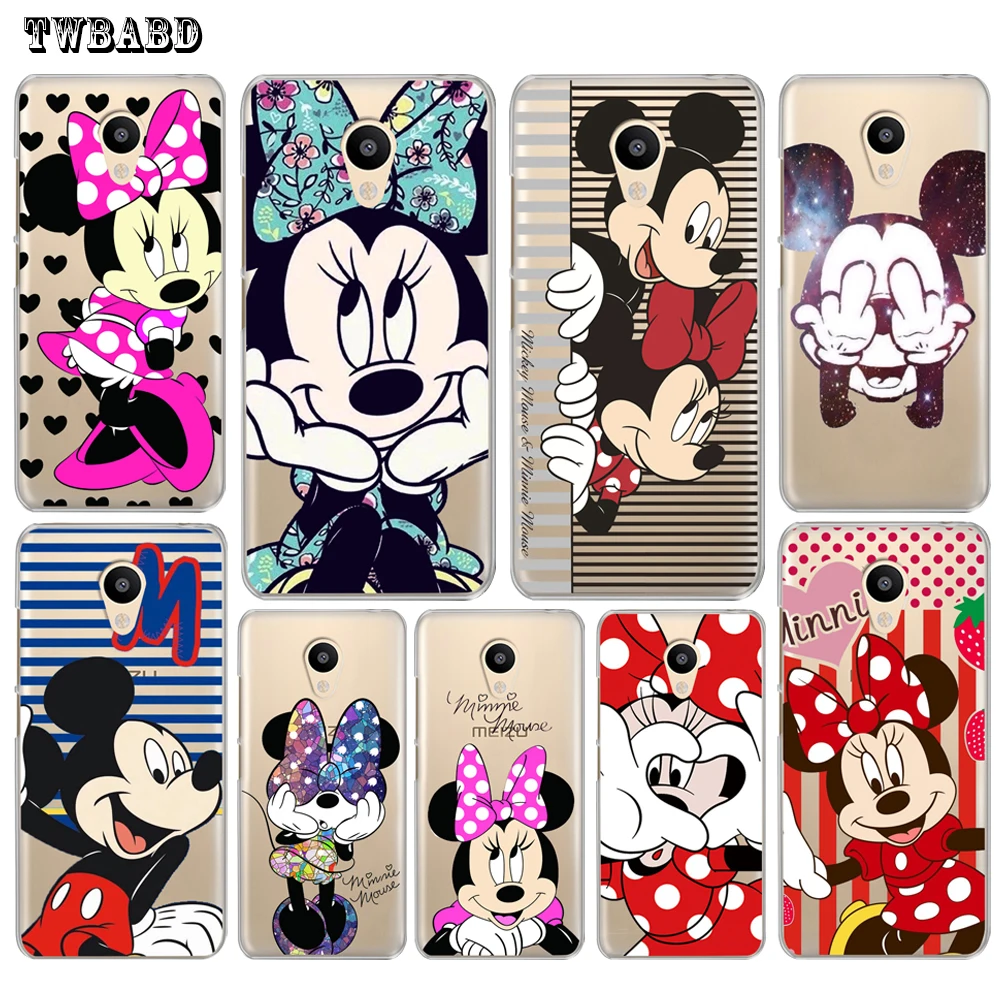 

For Meizu Note M5 Case U20 M3S M3 U10 Mini M5c M5s M5 M6 Note Pro6 Cute Minnie Mouse Mickey Soft silicone for U10