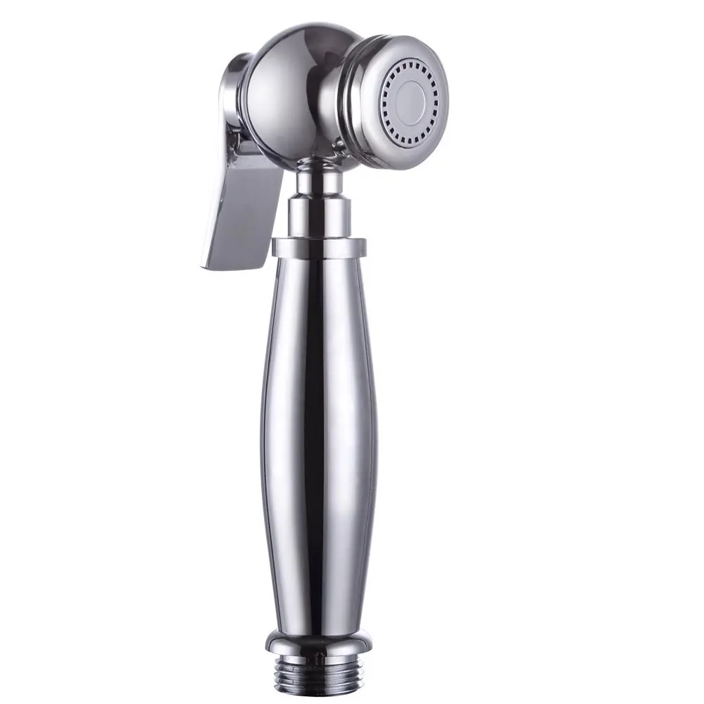 chrome Brass Toilet Handheld Bidet Sprayer Toilet Attachment Cloth