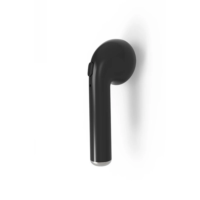 Беспроводные наушники i7 с Bluetooth 5,0, универсальные мини-наушники с микрофоном для iPhone, samsung, Xiaomi, huawei, LG - Цвет: right ear black